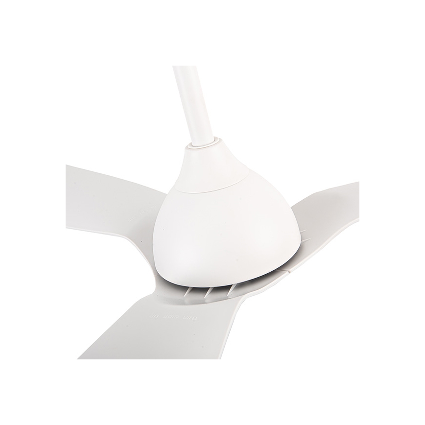 Plafondventilator diameter 132 cm IP44 wit + afstandsbediening