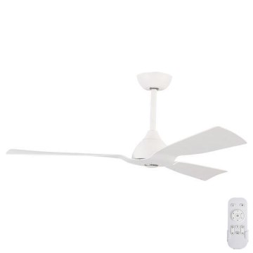 Plafondventilator Ø 132 cm IP44 wit + afstandsbediening