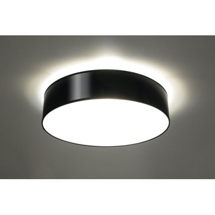 Plafondverlichting ARENA 45 3xE27/60W/230V zwart