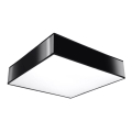 Plafondverlichting HORUS 45 3xE27/60W/230V zwart