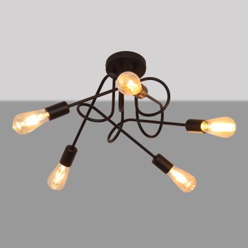 Plafondverlichting OXFORD 5xE27/15W/230V