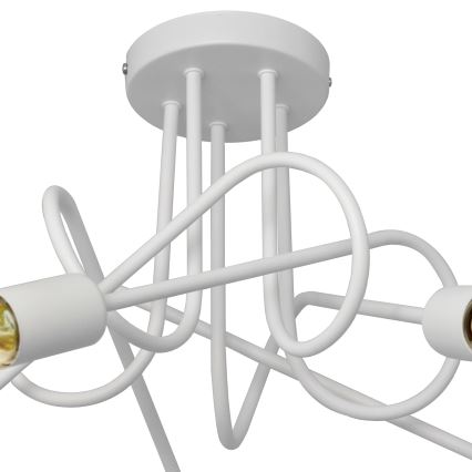 Plafondverlichting OXFORD 5xE27/15W/230V wit