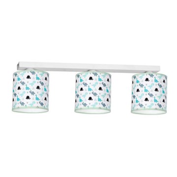 Plafondverlichting voor kinderen DINO 3xE27/60W/230V