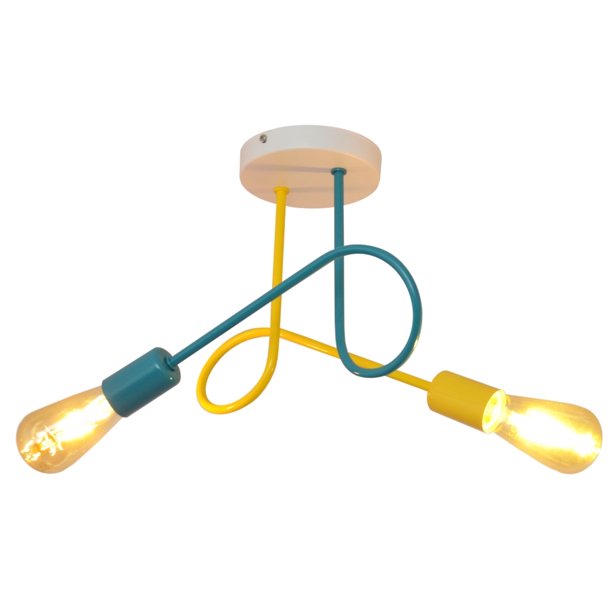 Plafondverlichting voor kinderen OXFORD 2xE27/15W/230V