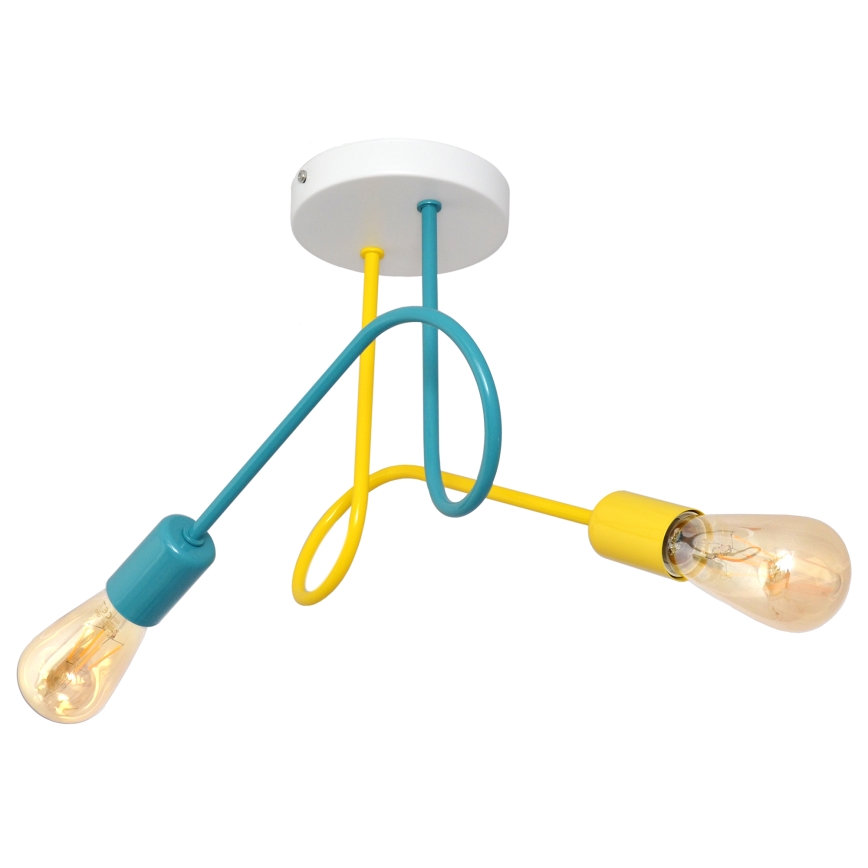 Plafondverlichting voor kinderen OXFORD 2xE27/15W/230V
