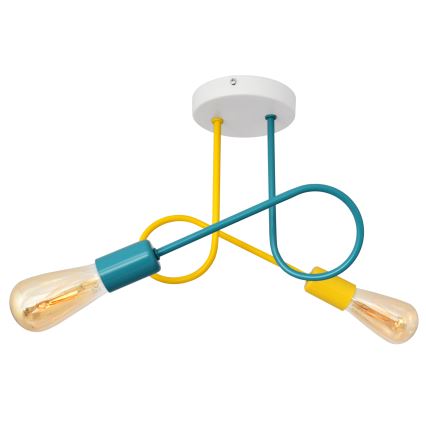 Plafondverlichting voor kinderen OXFORD 2xE27/15W/230V