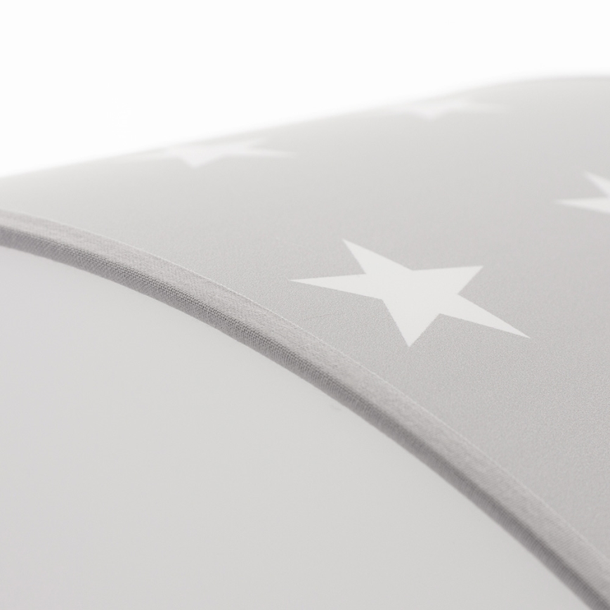 Plafonnière kinderkamer STARS GREY 2xE27/60W/230V grijs