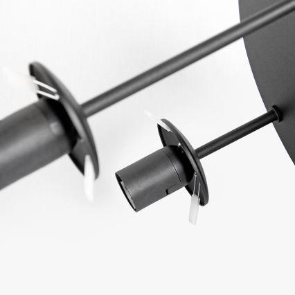 Plafonnière MOONLIGHT 3xE27/15W/230V zwart