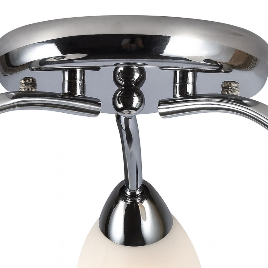 Plafonnière PORTOS 3xE14/10W/230V glanzend chroom