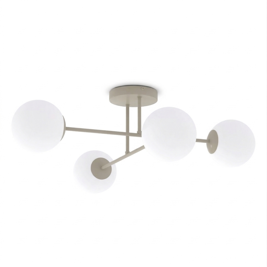 Plafonnière ROMA 4xE14/10W/230V beige