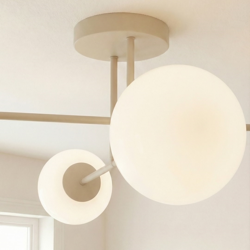 Plafonnière ROMA 4xE14/10W/230V beige