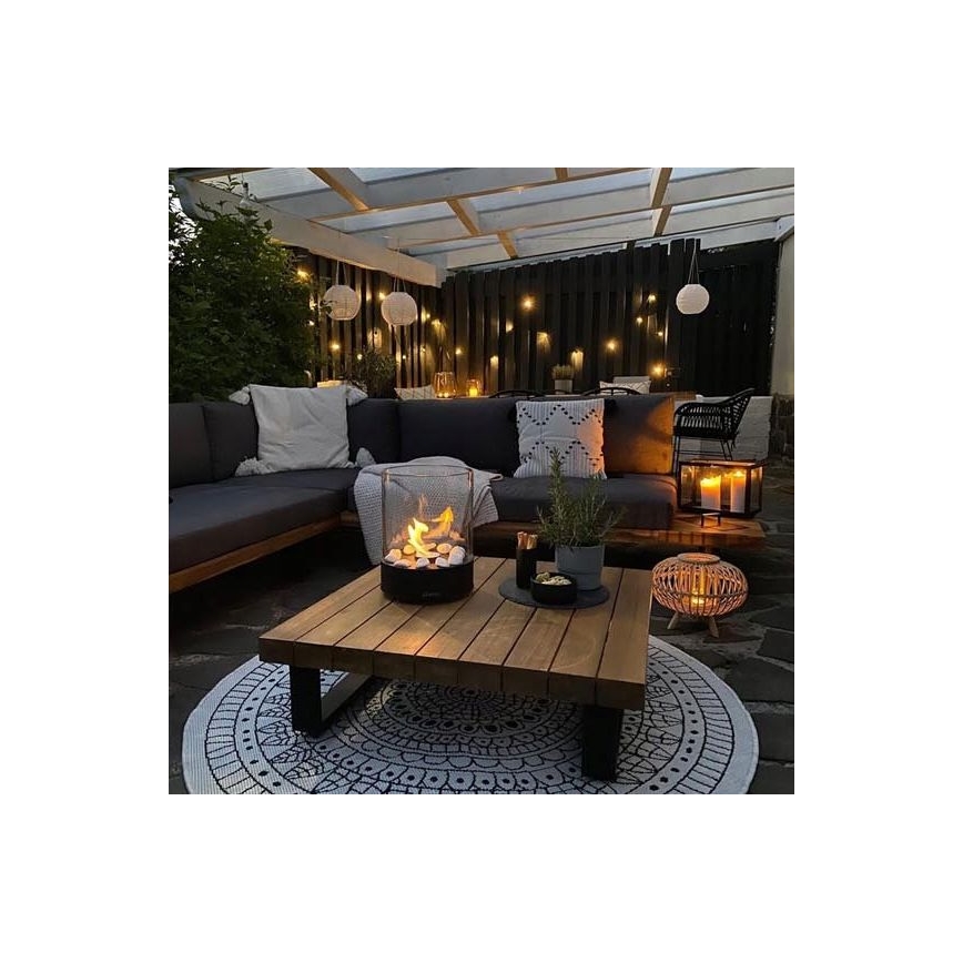 Planika - BIO-open haard 36,3x25,1 cm 2,5kW zwart