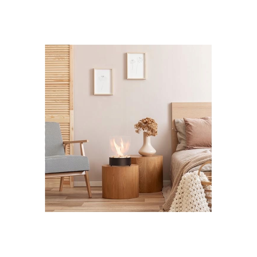 Planika - BIO-open haard 36,3x25,1 cm 2,5kW zwart