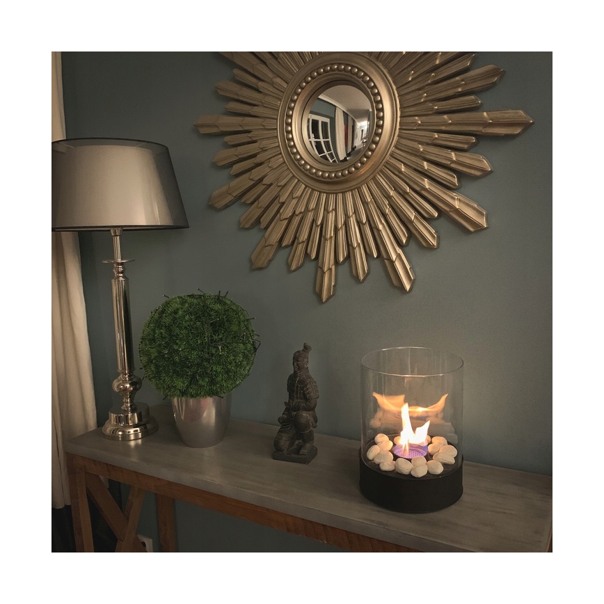 Planika - BIO-open haard 36,3x25,1 cm 2,5kW zwart