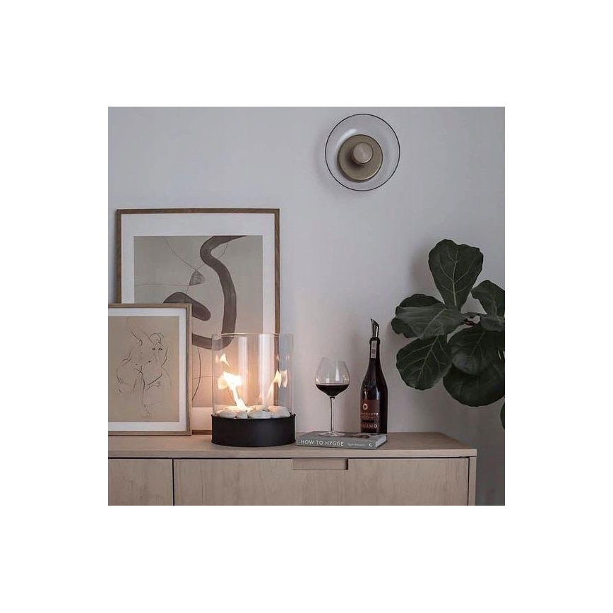 Planika - bio-ethanol haard 32,1x25,1 cm 2,5 kW zwart