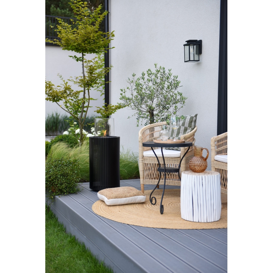 Planika - BIO-open haard 87x37,6 cm 2,5kW zwart + beschermende hoes