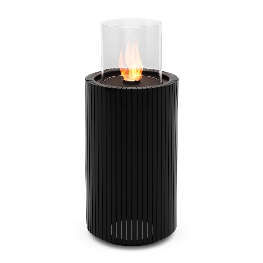 Planika - BIO-open haard 87x37,6 cm 2,5kW zwart + beschermende hoes