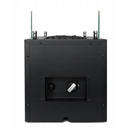 Planika - Buiten gashaard 41,4x69,8 cm 10kW 1xAAA zwart + beschermhoes
