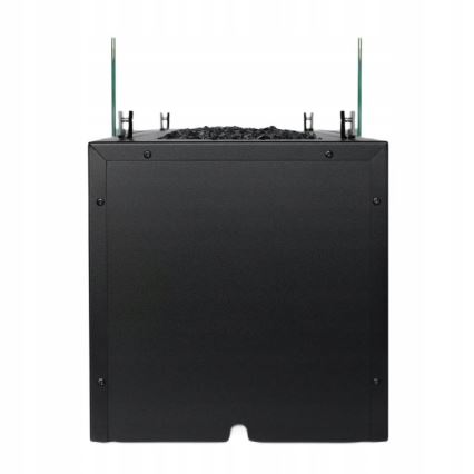 Planika - Buiten gashaard 41,4x69,8 cm 10kW 1xAAA zwart + beschermhoes