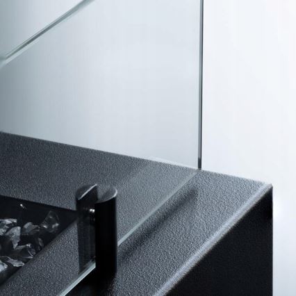 Planika - Buiten gashaard 41,4x69,8 cm 10kW 1xAAA zwart + beschermhoes
