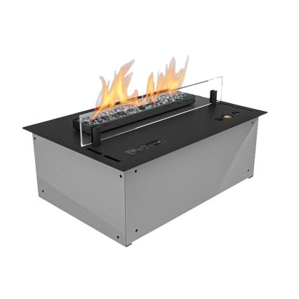 Planika - Inbouw BIO-open haard met afstandsbediening 19,1x38 cm 2,5kW/230V zwart