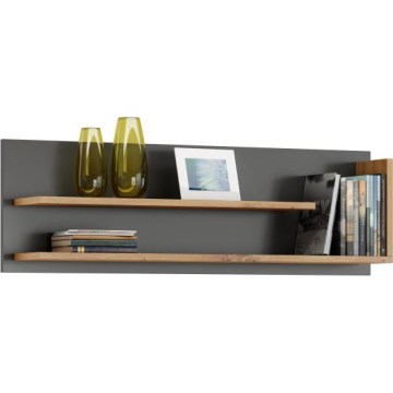 Plank FRED antraciet/eiken artisan