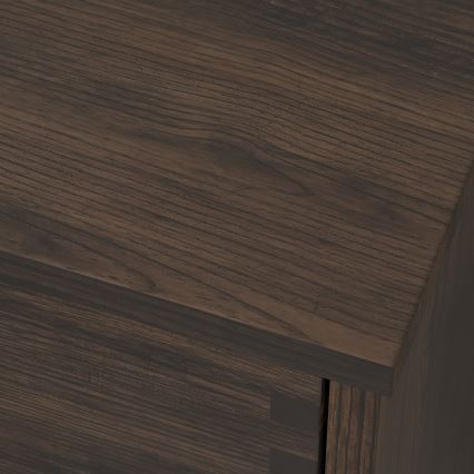 Plank onder wastafel FOREST 100 cm bruin/eiken