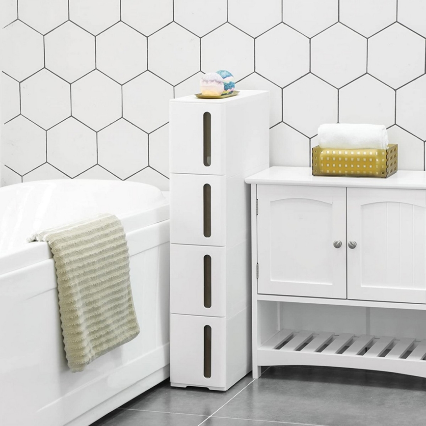 Plankrek MARGE wit/bruin