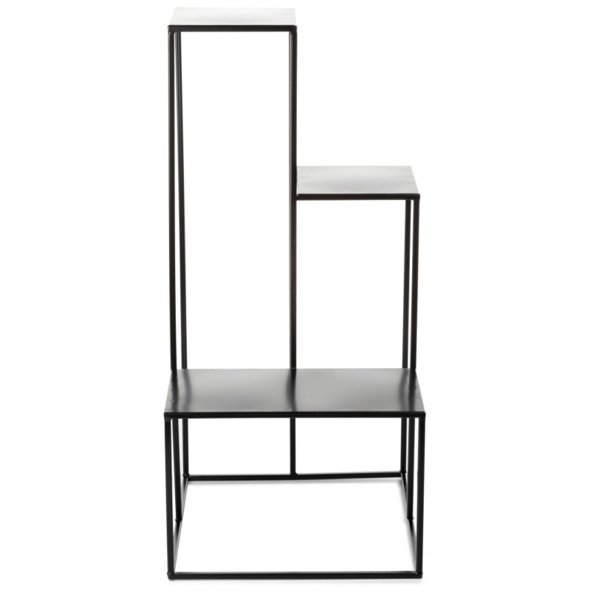 Bloemenstandaard KASKADA 85x40 cm zwart