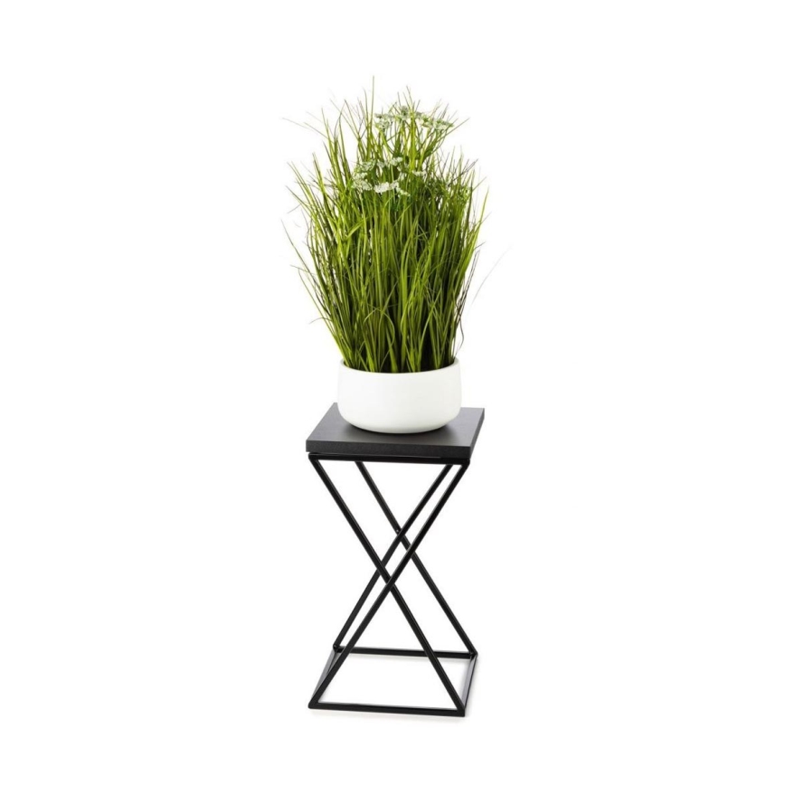 Plantenstandaard LOFT 40x24 cm zwart