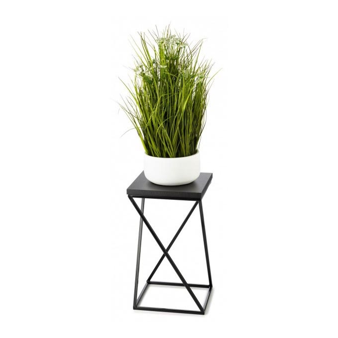 Plantenstandaard LOFT 40x24 cm zwart
