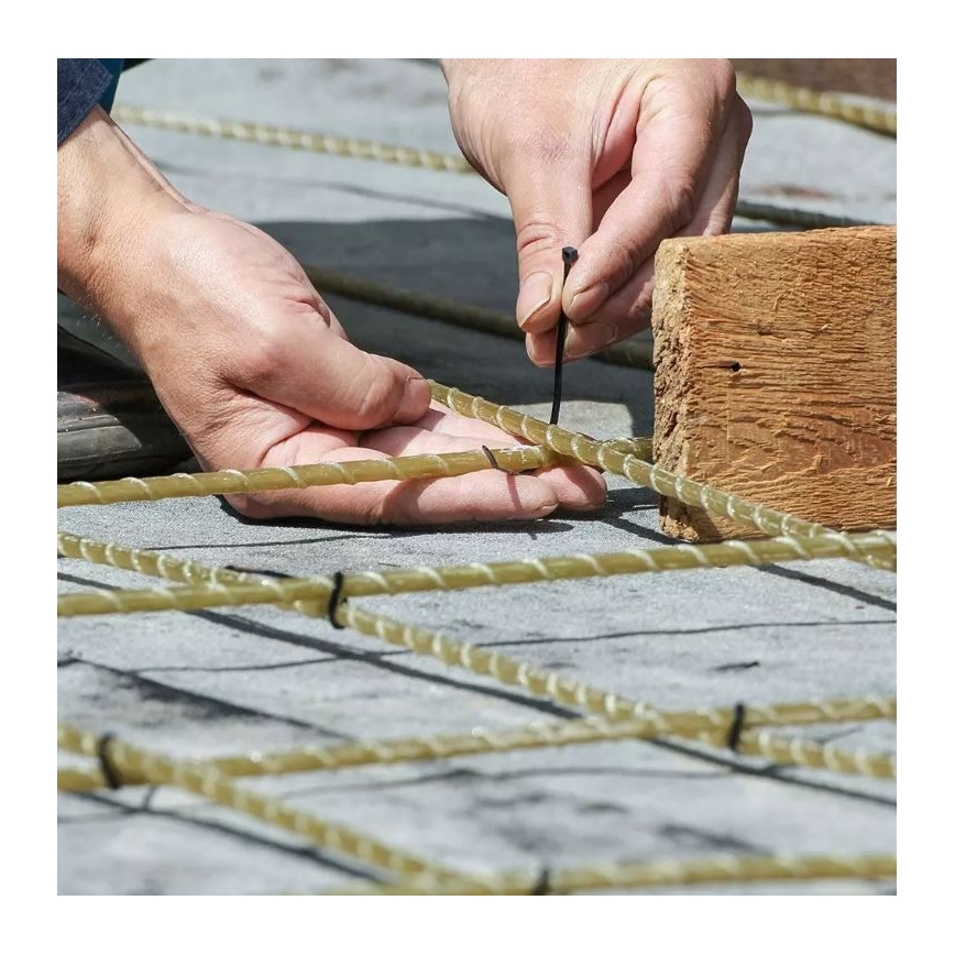 Plastic Banden met Sluiting 2,5x150mm 100pcs zwart