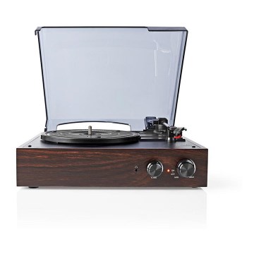 Platenspeler met computeroverdracht 2x9W + stofkap