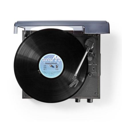Platenspeler met computeroverdracht 2x9W + stofkap