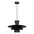 PLATO hanglamp met kabel 1xE27/15W/230V zwart