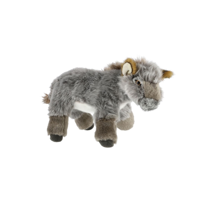 Pluche knuffel ezel 25 cm