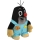 Pluche mol met broek, 20 cm
