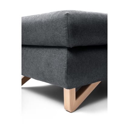 Poef AVESTA 63x95 cm antraciet