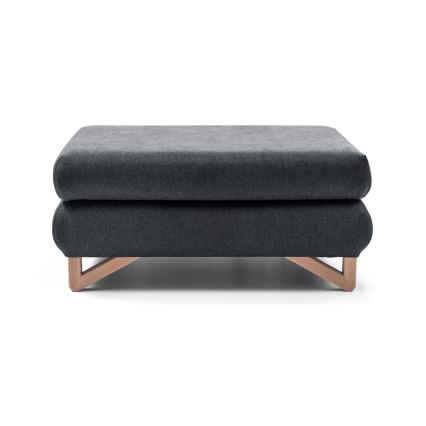 Poef AVESTA 63x95 cm antraciet