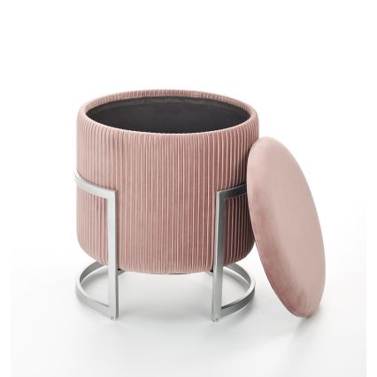 Poef CRICKET Ø 40 cm roze