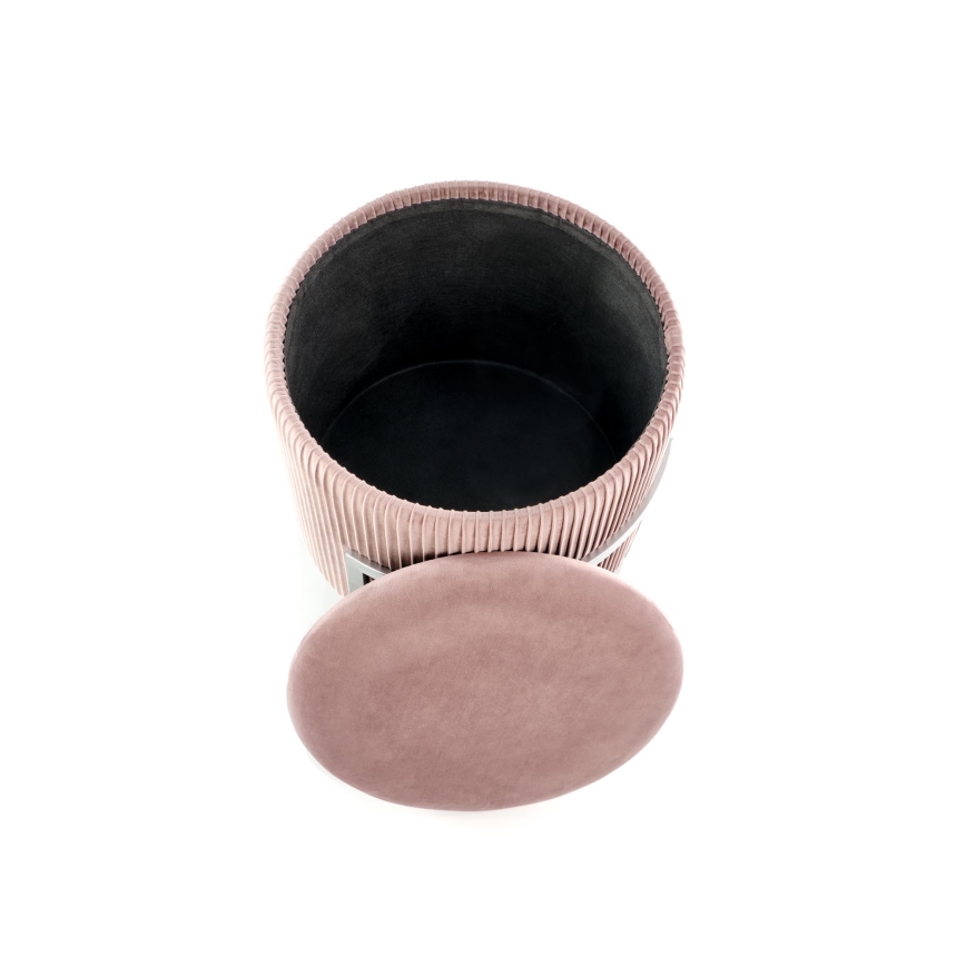 Poef CRICKET Ø 40 cm roze