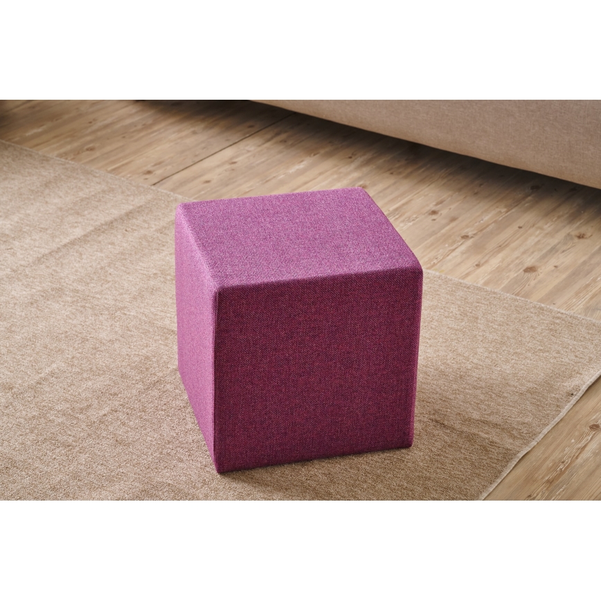 Poef CUBI 40x40 cm roze