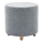 Poef KIMA Ø 40 cm, grijs