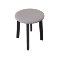 Poef KUBE Ø 36 cm zwart/grijs
