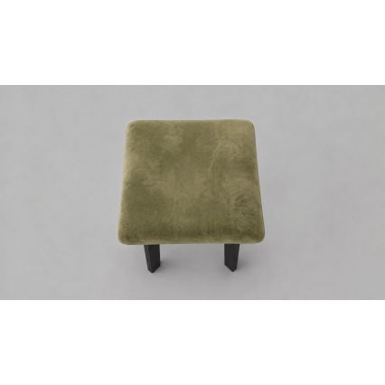Poef LUBE 36x36 cm zwart/groen