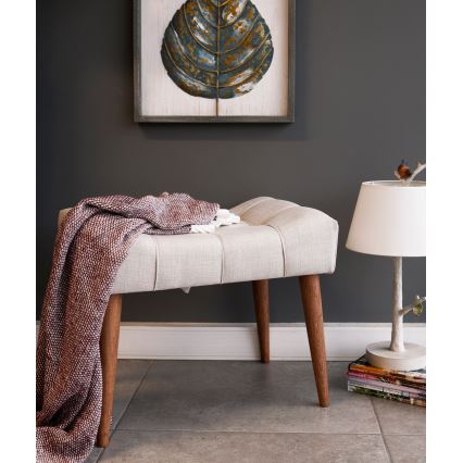 Poef LUMI 40x58 cm crème