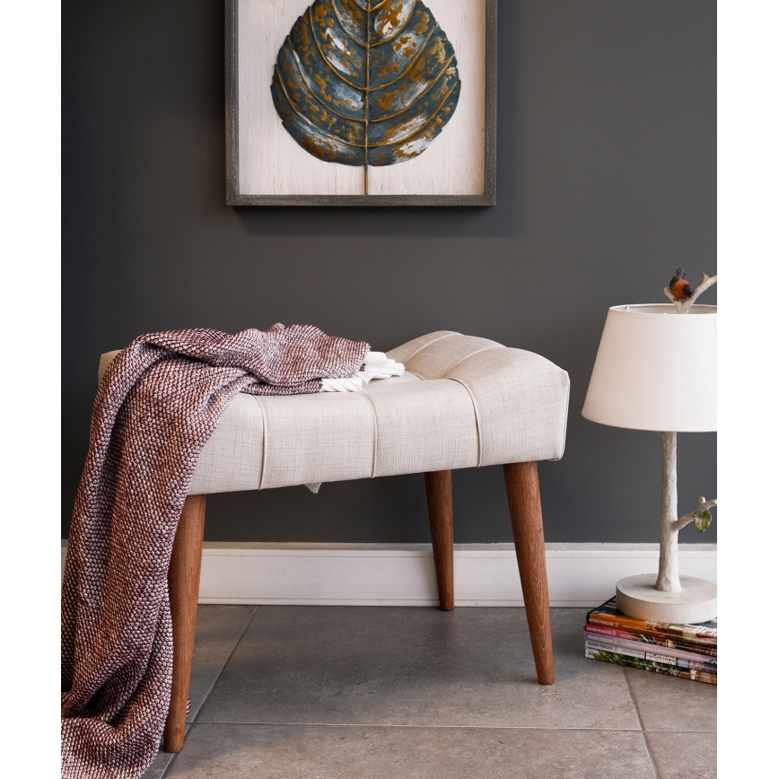 Poef LUMI 40x58 cm crème