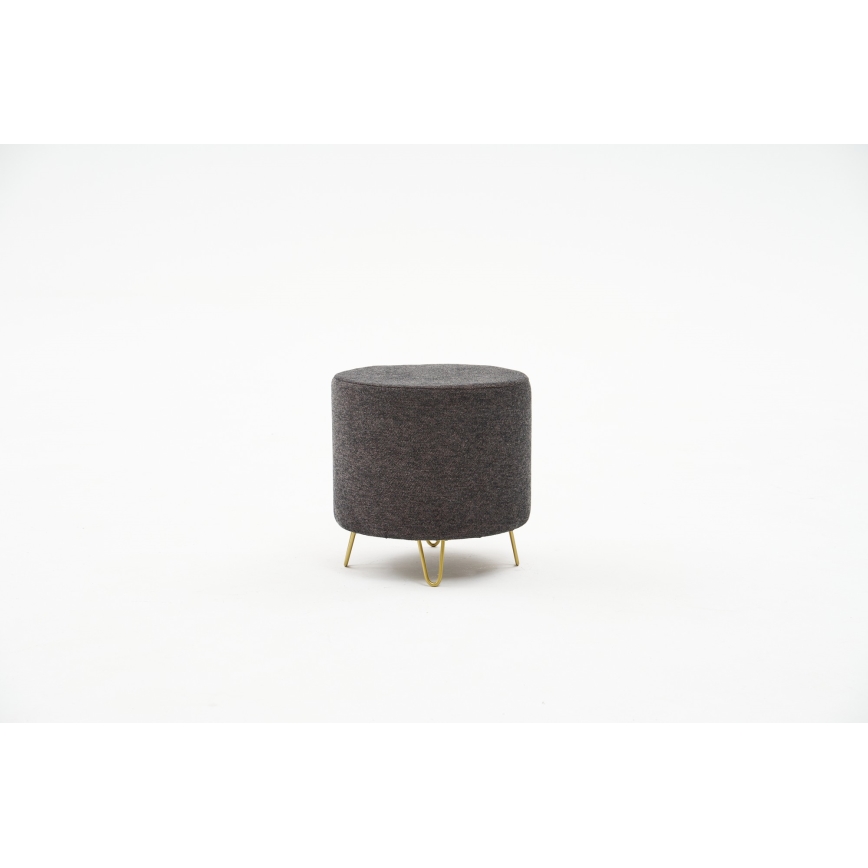 Poef NANI Ø 40 cm antraciet