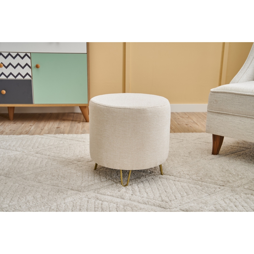 Poef NANI Ø 40 cm crème