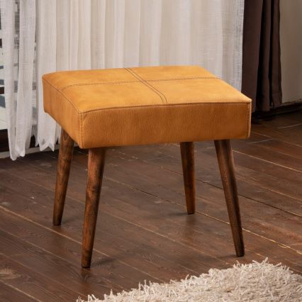 Poef NUTO 46 x 46 cm oranje